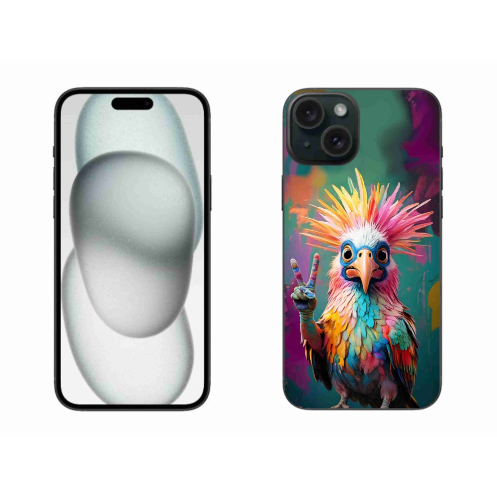 mmCase gél tok az iPhone 15 Plus-hoz – színes lázadó