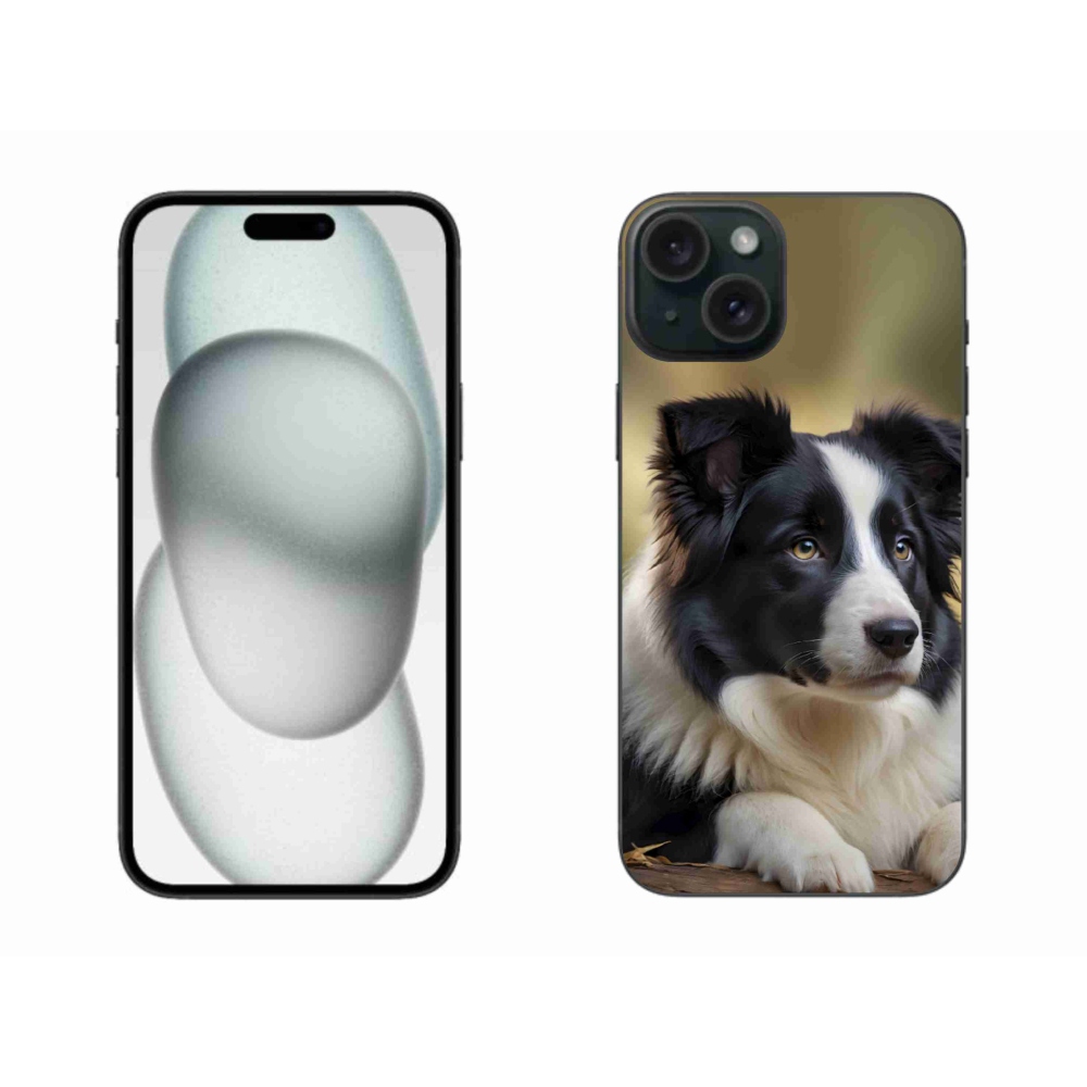 mmCase gél tok az iPhone 15 Plus-hoz – border collie 2