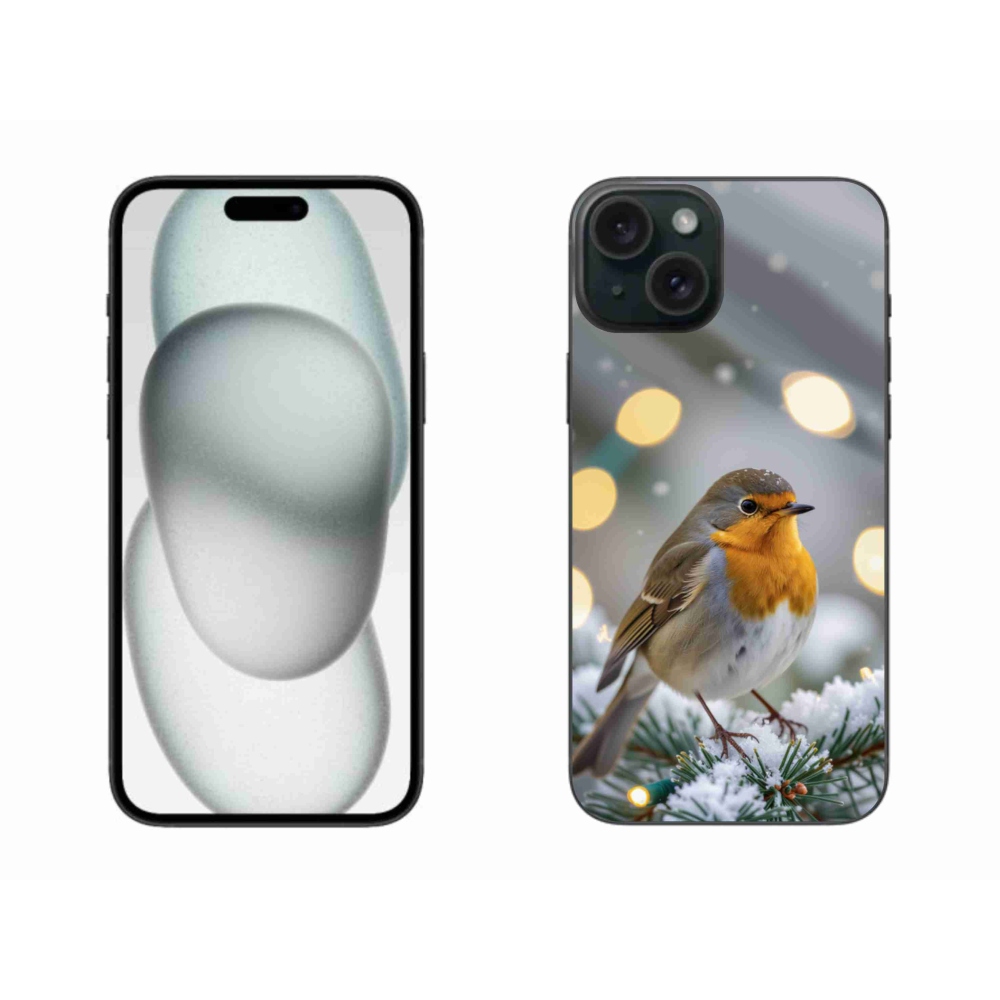 mmCase gél tok az iPhone 15 Plus-hoz – téli piros