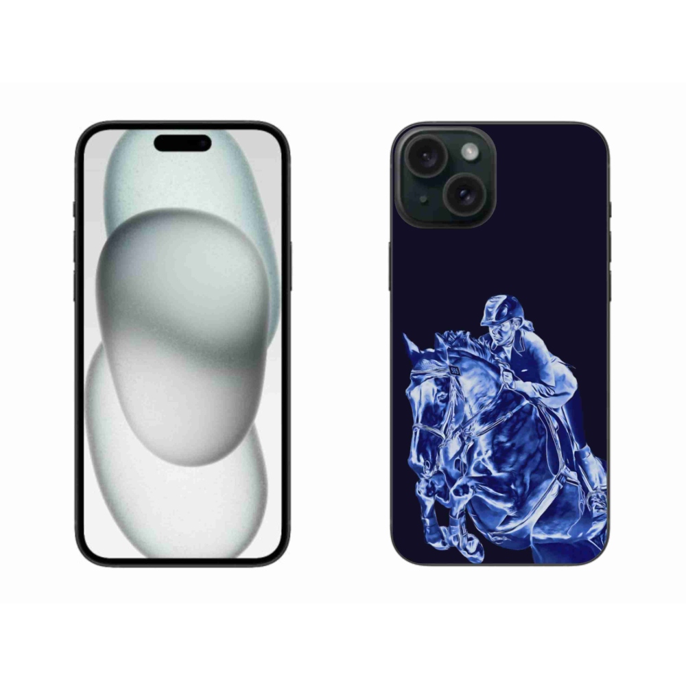 Gél borítás mmCase iPhone 15 Plus készülékhez - versenyló