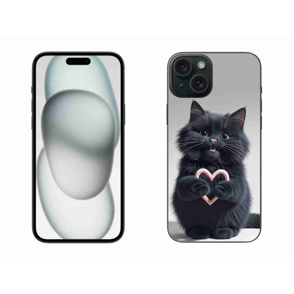 mmCase gél tok az iPhone 15 Plus-hoz – Macska szerelem 3