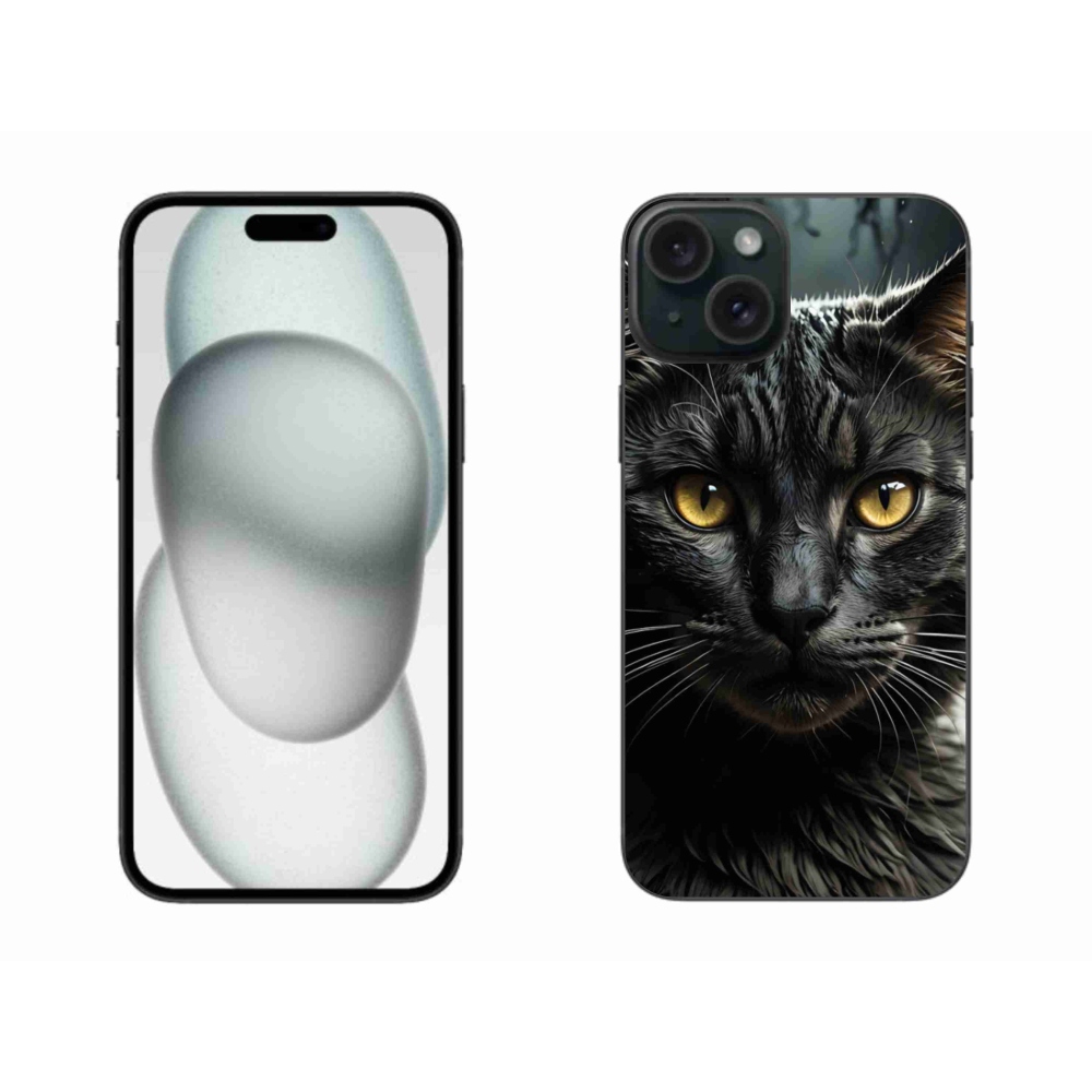 Zselés borítás mmCase iPhone 15 Plus készülékhez - cat view 3