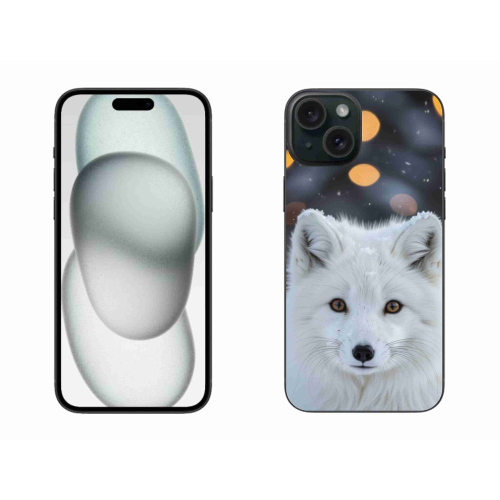 Zselés borítás mmCase iPhone 15 Plus készülékhez - sarki róka