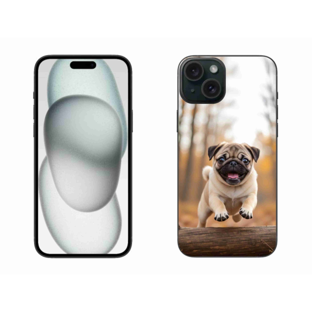 Zselés borítás mmCase iPhone 15 Plus készülékhez - mopsz 2