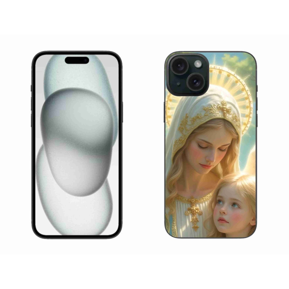 Gél borítás mmCase iPhone 15 Plus készülékhez - Vallási motívum 2