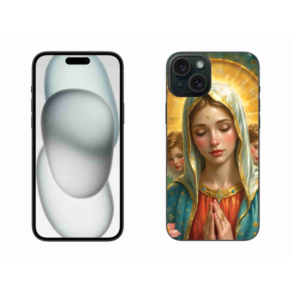 Gél borítás mmCase iPhone 15 Plus készülékhez - Vallási motívum 3