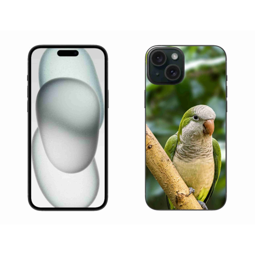 Zselés borítás mmCase iPhone 15 Plus készülékhez - papagáj