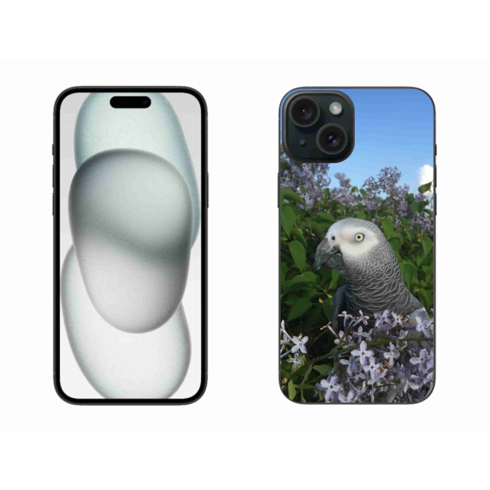 Zselés borítás mmCase iPhone 15 Plus készülékhez - papagáj