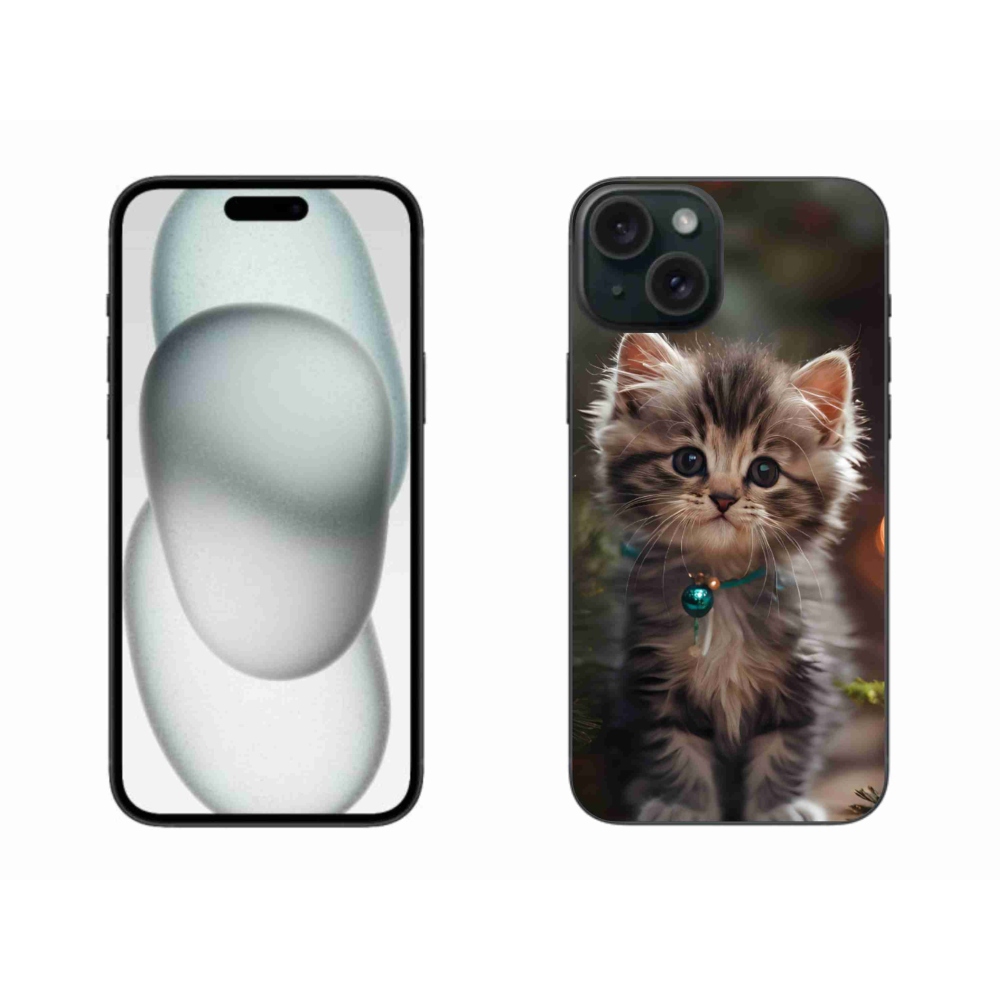 mmCase gél tok az iPhone 15 Plus-hoz – aranyos cica 11