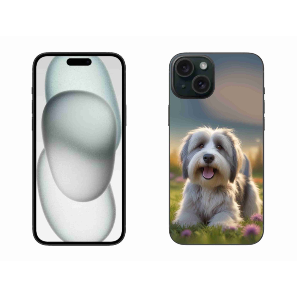mmCase gél tok az iPhone 15 Plus-hoz – aranyos havannai kutyus