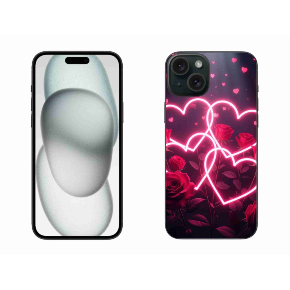 Gél borítás mmCase iPhone 15 Plus készülékhez - Szerelem szíve