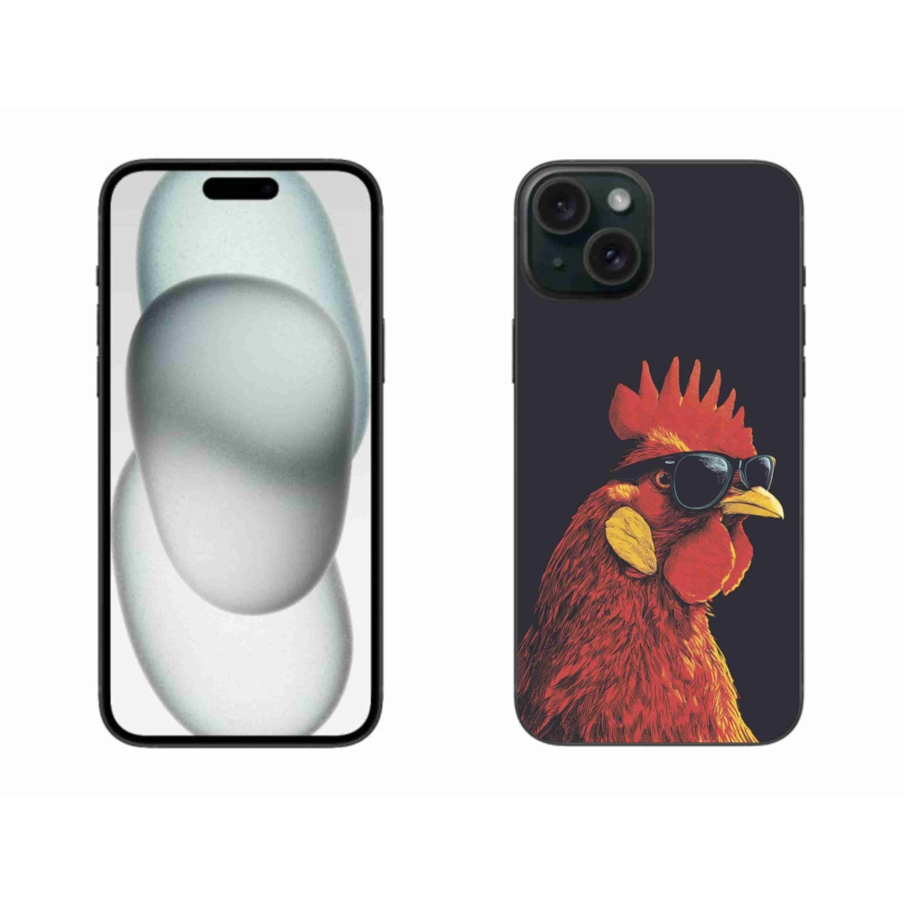 Gél borítás mmCase iPhone 15 Plus készülékhez - stílusos kakas