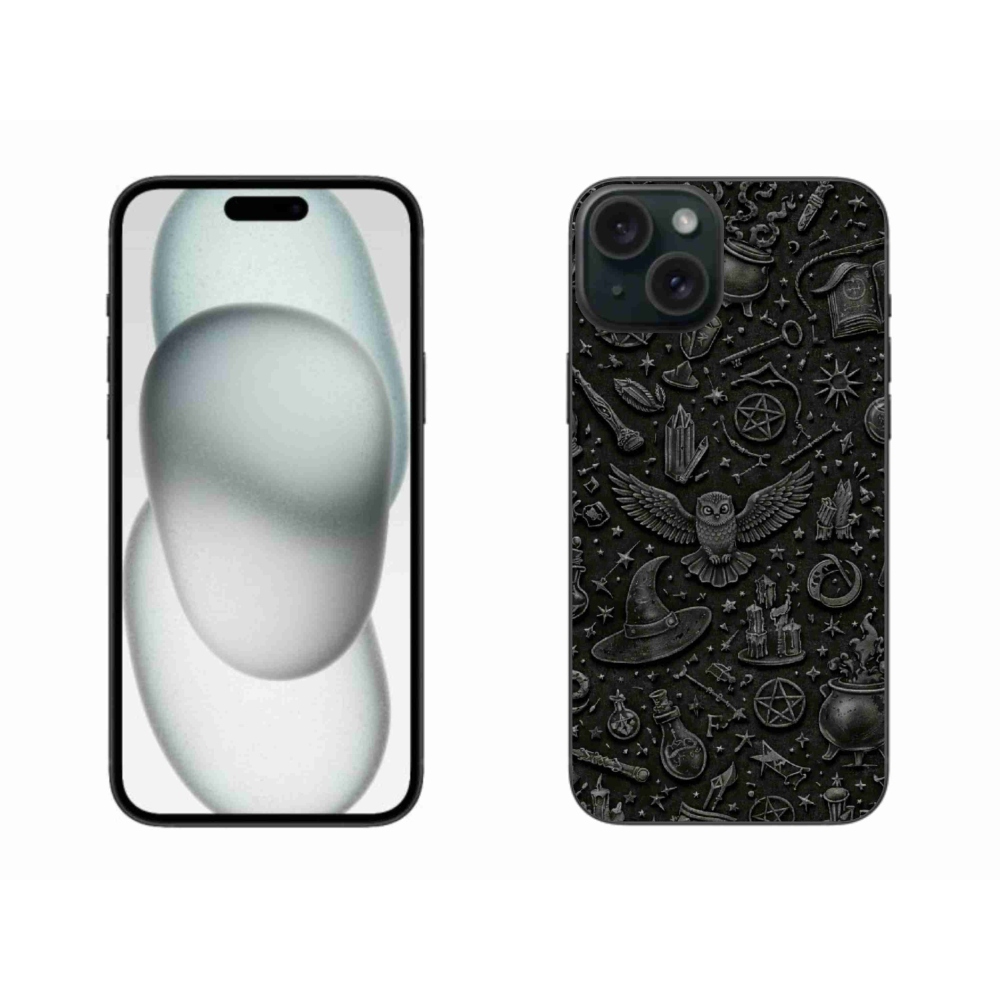 mmCase gél tok az iPhone 15 Plus-hoz – sötét varázslatos világ