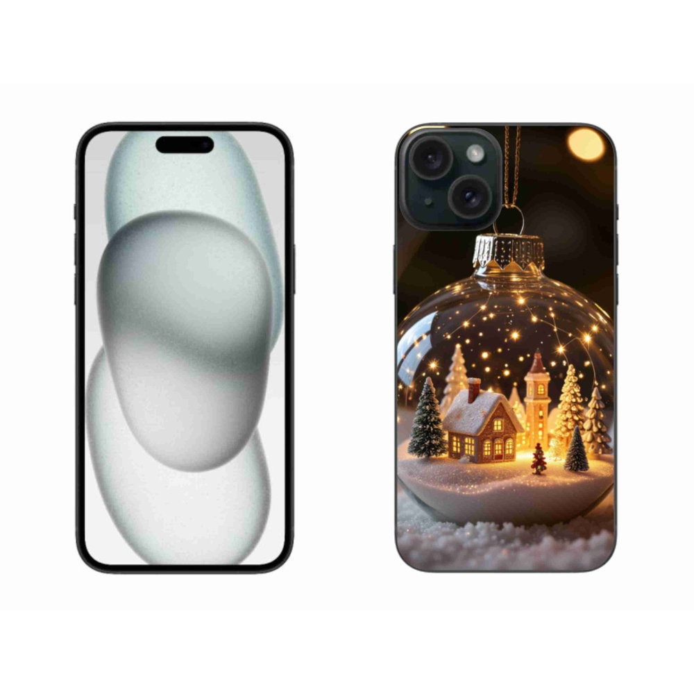 Gél borítás mmCase iPhone 15 Plus készülékhez - Karácsonyi gömb 3