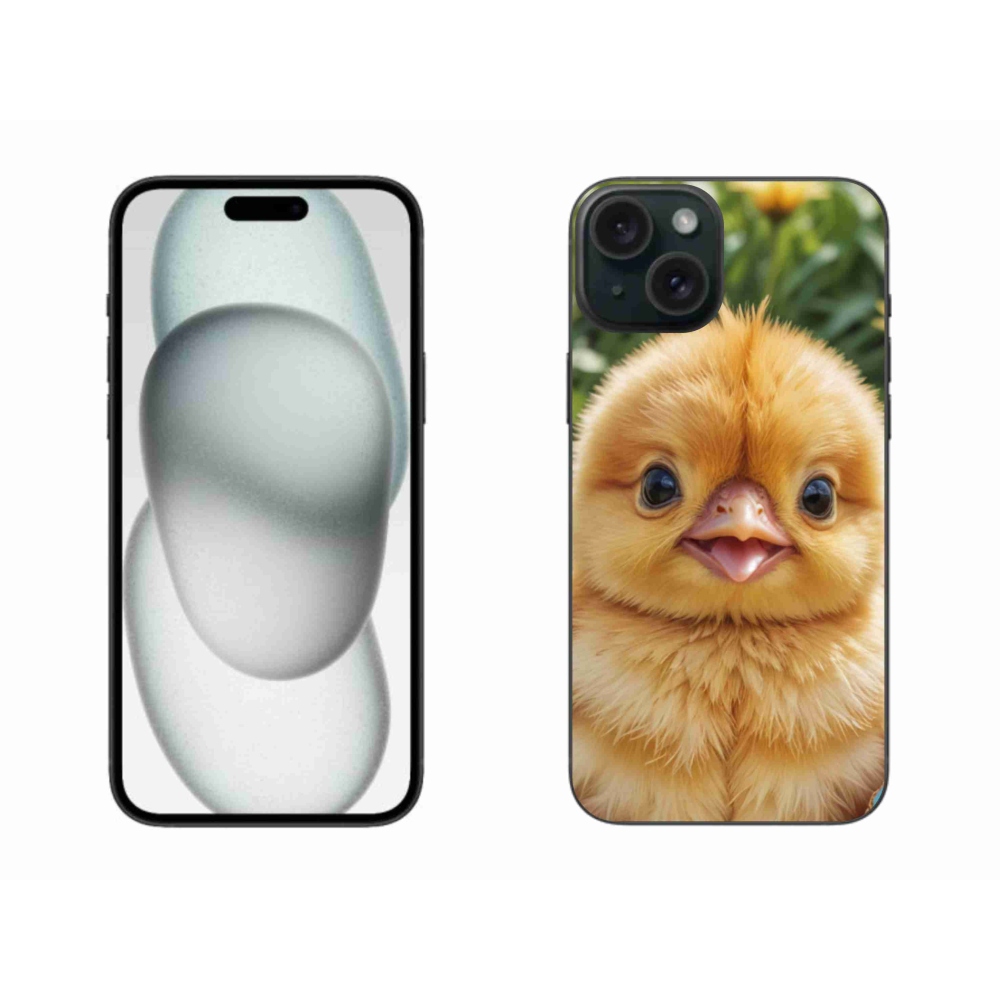 Zselés borítás mmCase iPhone 15 Plus készülékhez - boldog csaj