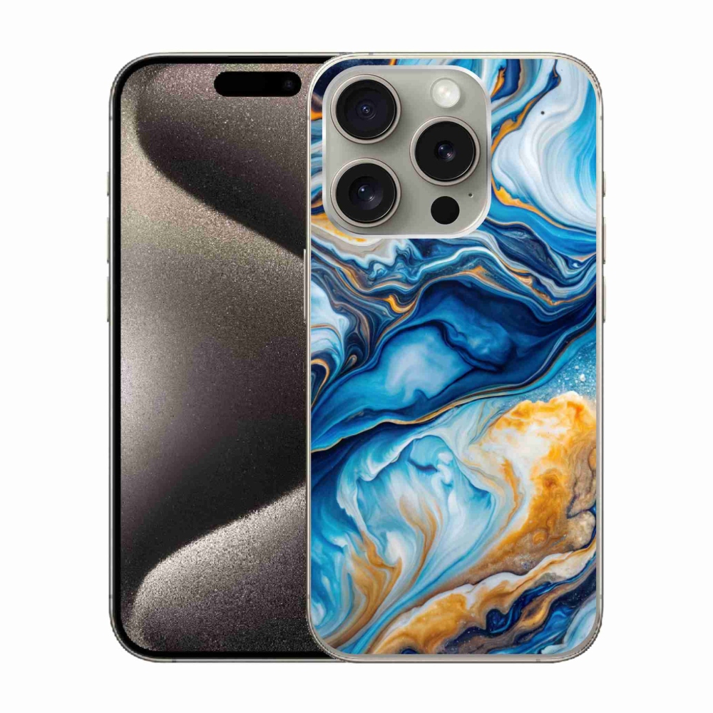 Gél borítás mmCase iPhone 15 Pro készülékhez - absztrakt motívum 34