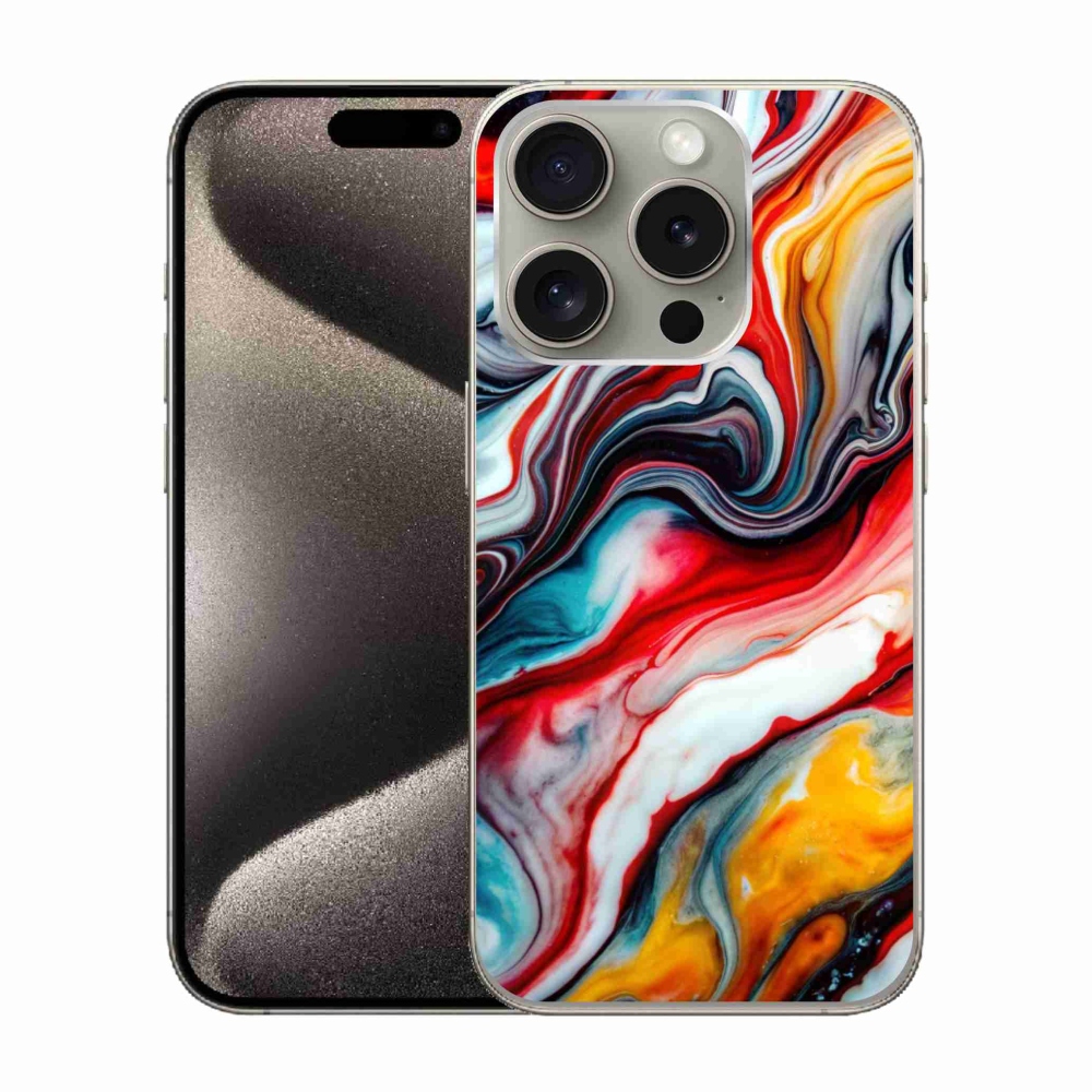 Gél borítás mmCase iPhone 15 Pro készülékhez - absztrakt motívum 35