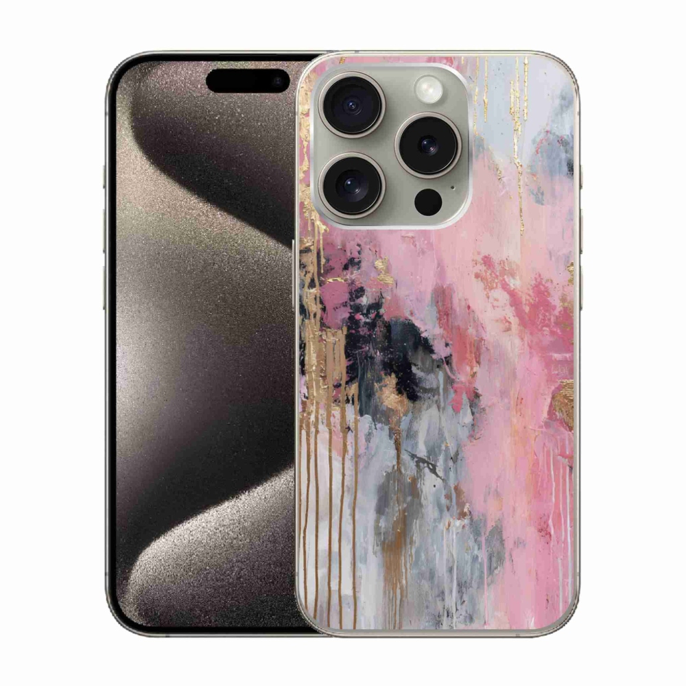 Gél borítás mmCase iPhone 15 Pro készülékhez - absztrakt motívum 49