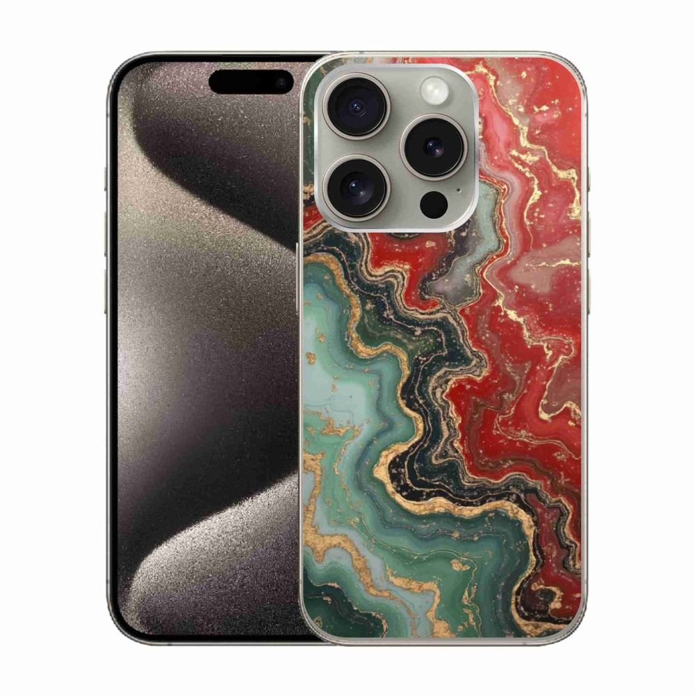 Gél borítás mmCase iPhone 15 Pro készülékhez - absztrakt motívum 55