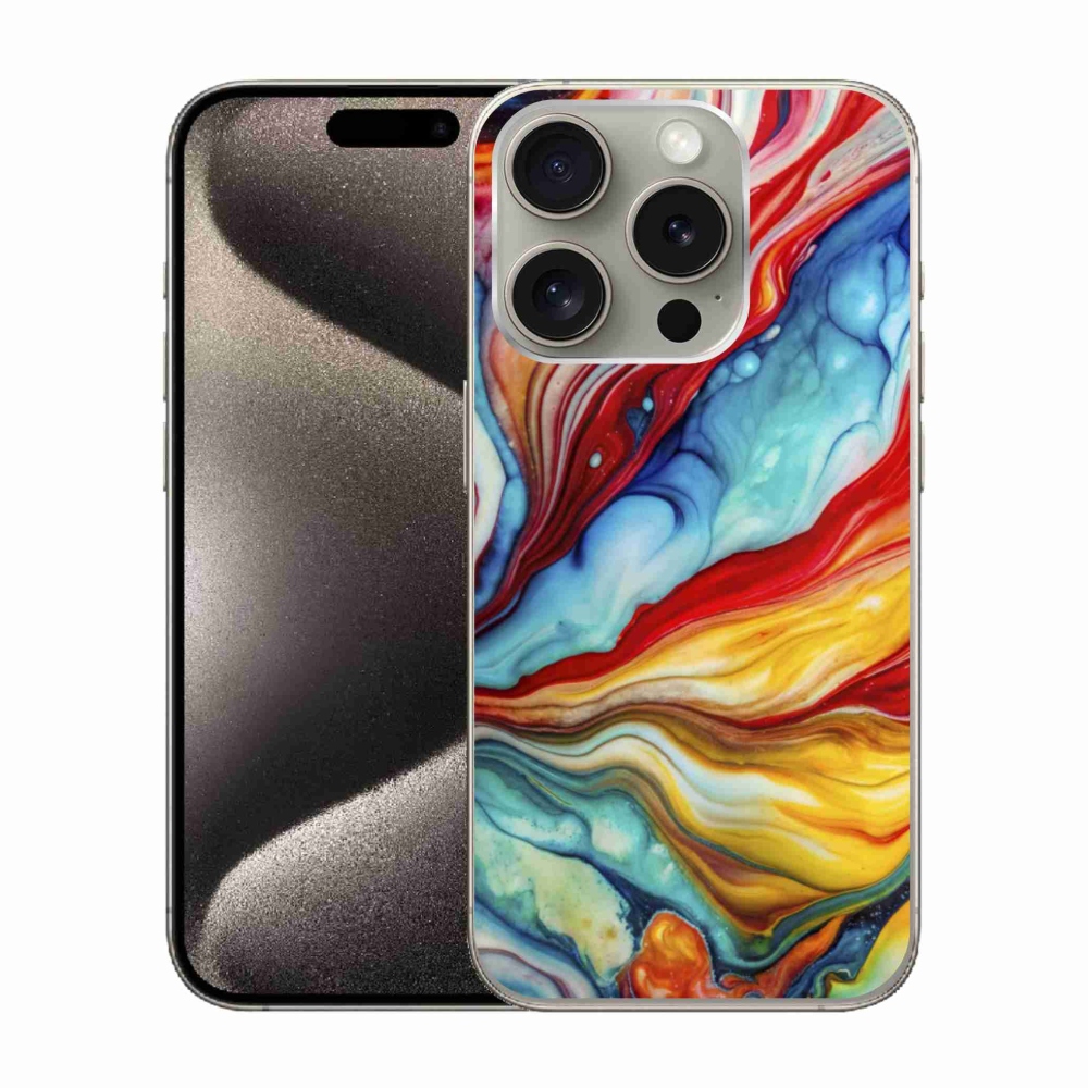 Gél borítás mmCase iPhone 15 Pro készülékhez - absztrakt motívum 58