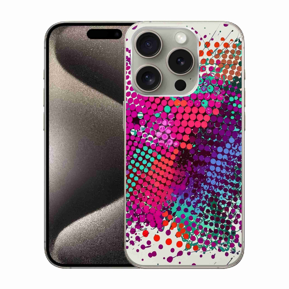 Zselés borítás mmCase iPhone 15 Pro készülékhez - absztrakt motívum 65