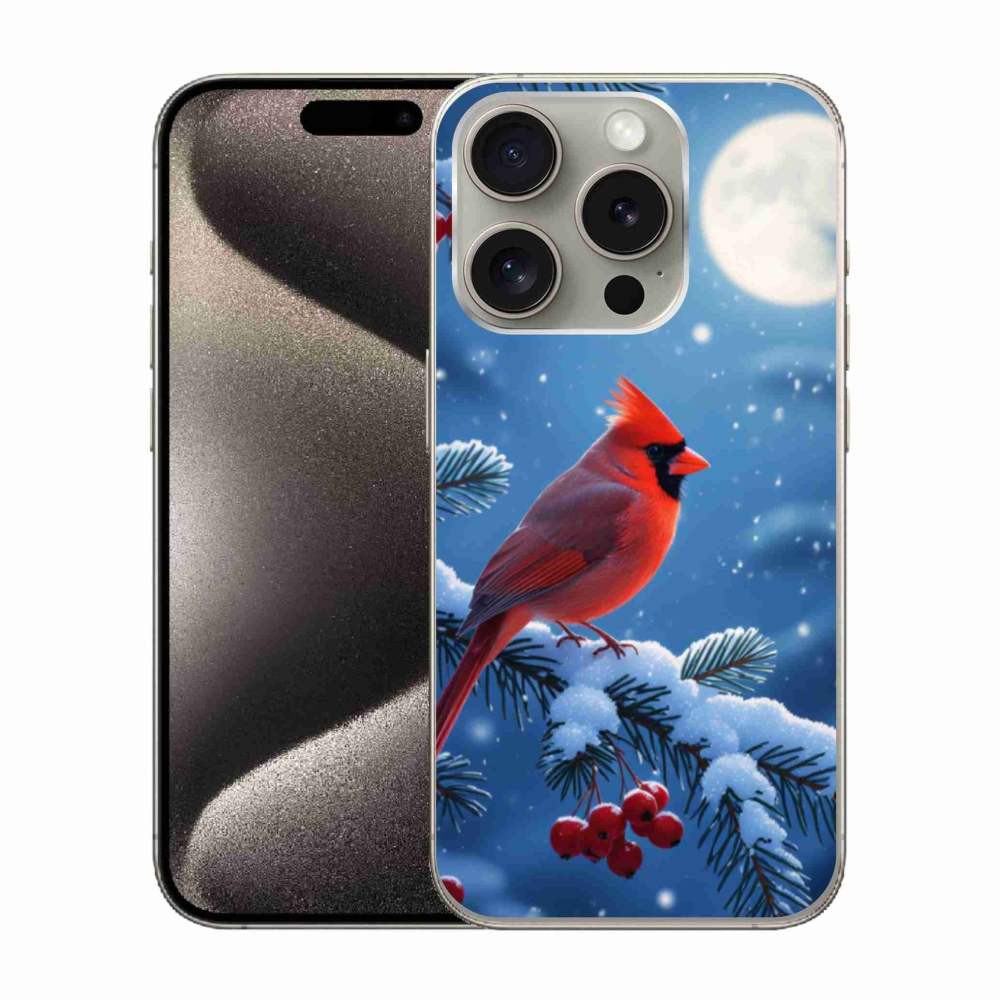 mmCase gél tok az iPhone 15 Pro-hoz – kardinális piros