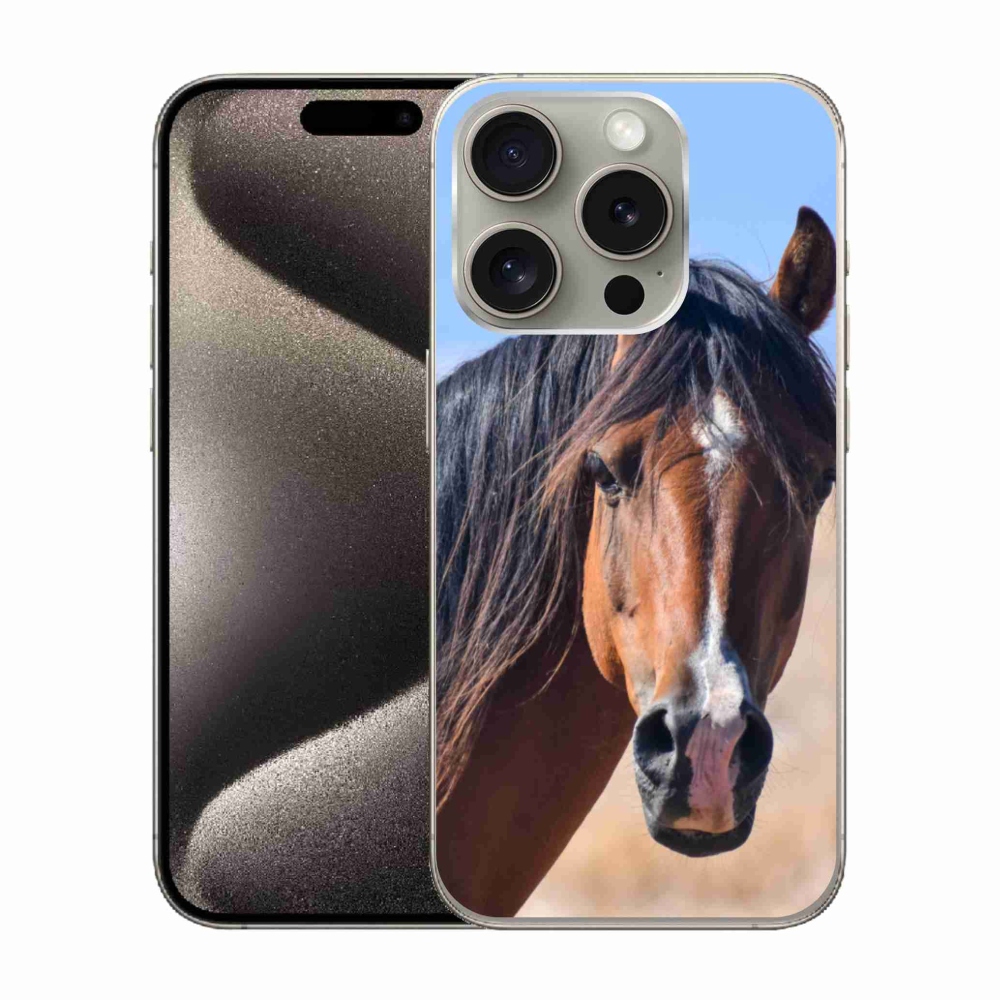 mmCase gél tok az iPhone 15 Pro-hoz – nyugodt ló