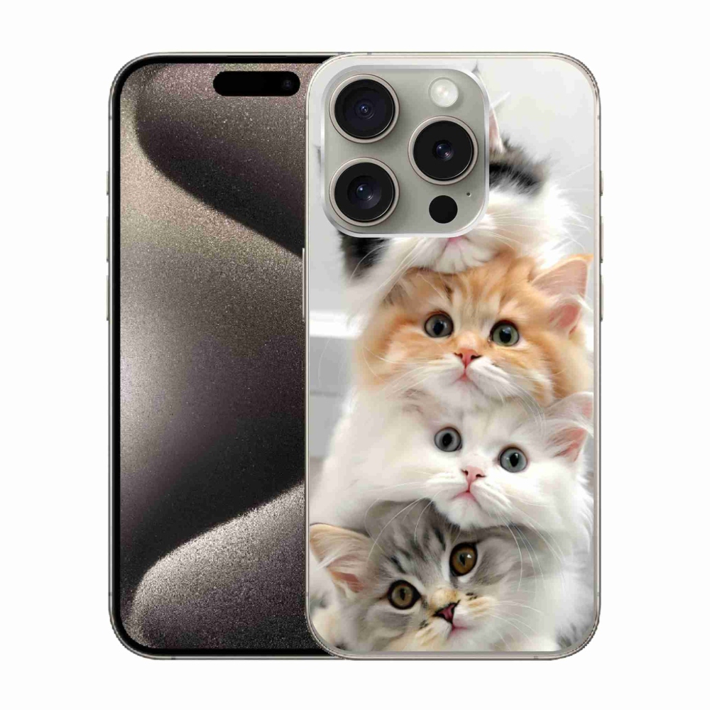 Zselés borítás mmCase iPhone 15 Pro készülékhez - cat gang