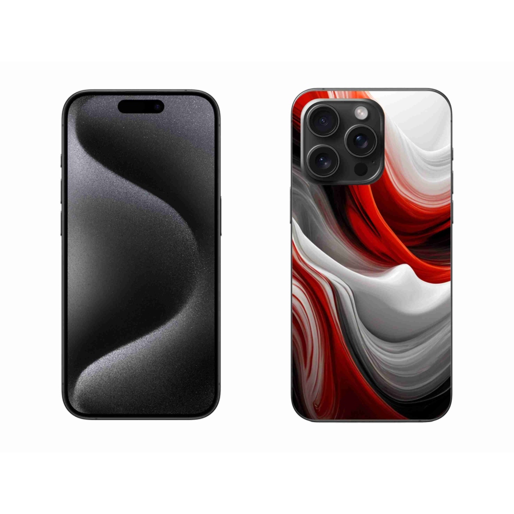 Gél borítás mmCase iPhone 15 Pro Max készülékhez - absztrakt motívum 47