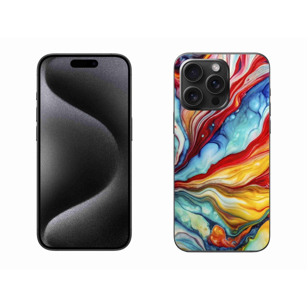 Gél borítás mmCase iPhone 15 Pro Max készülékhez - absztrakt motívum 58