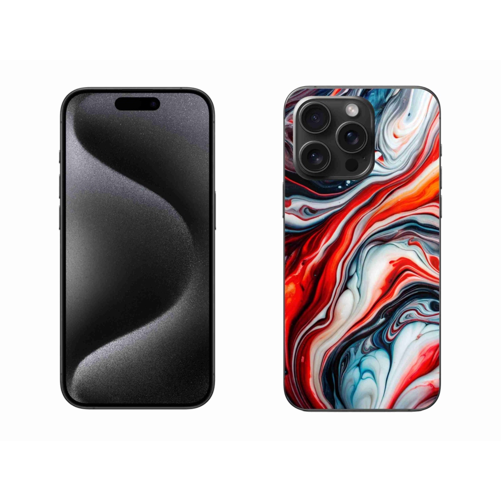 Zselés borítás mmCase iPhone 15 Pro Max készülékhez - absztrakt motívum 63