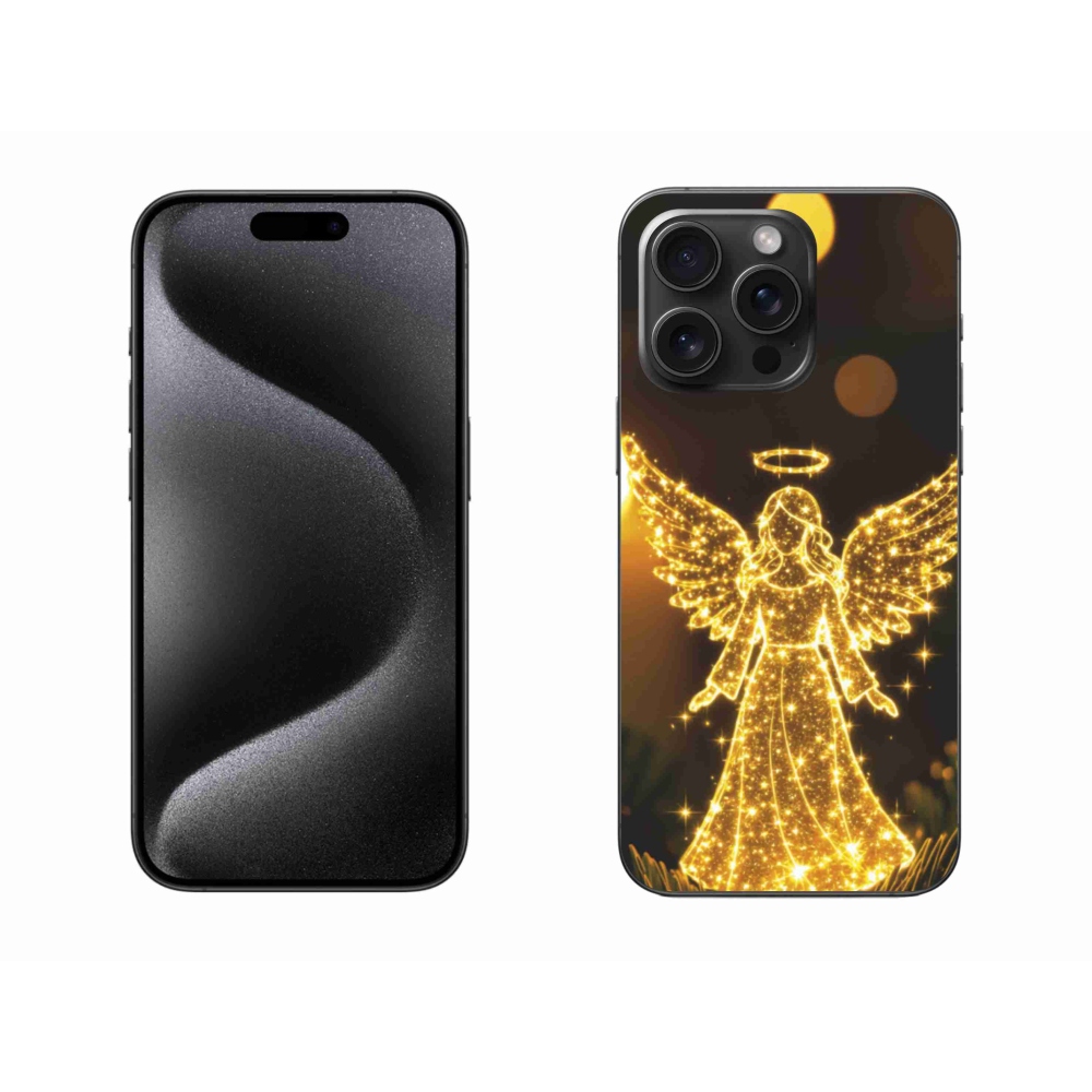 Gél védőburkolat mmCase iPhone 15 Pro Max készülékhez - angyal