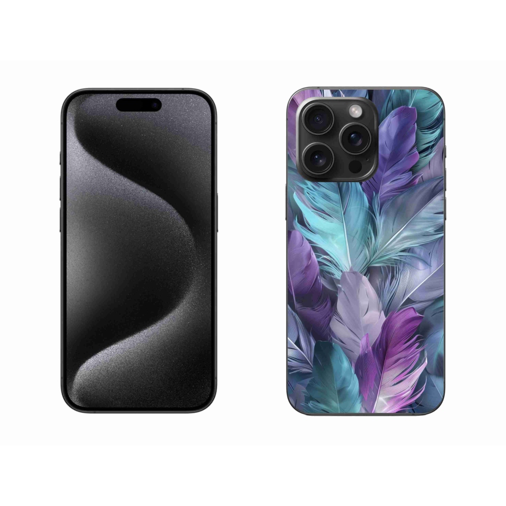 Zselés borítás mmCase iPhone 15 Pro Max készülékhez - színes toll 2