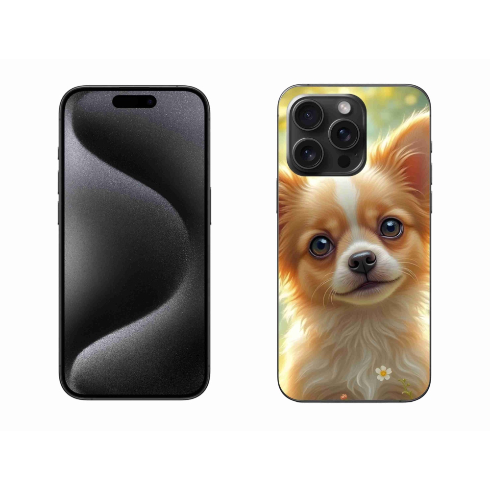 Zselés borítás mmCase iPhone 15 Pro Max készülékhez - Chihuahua 5