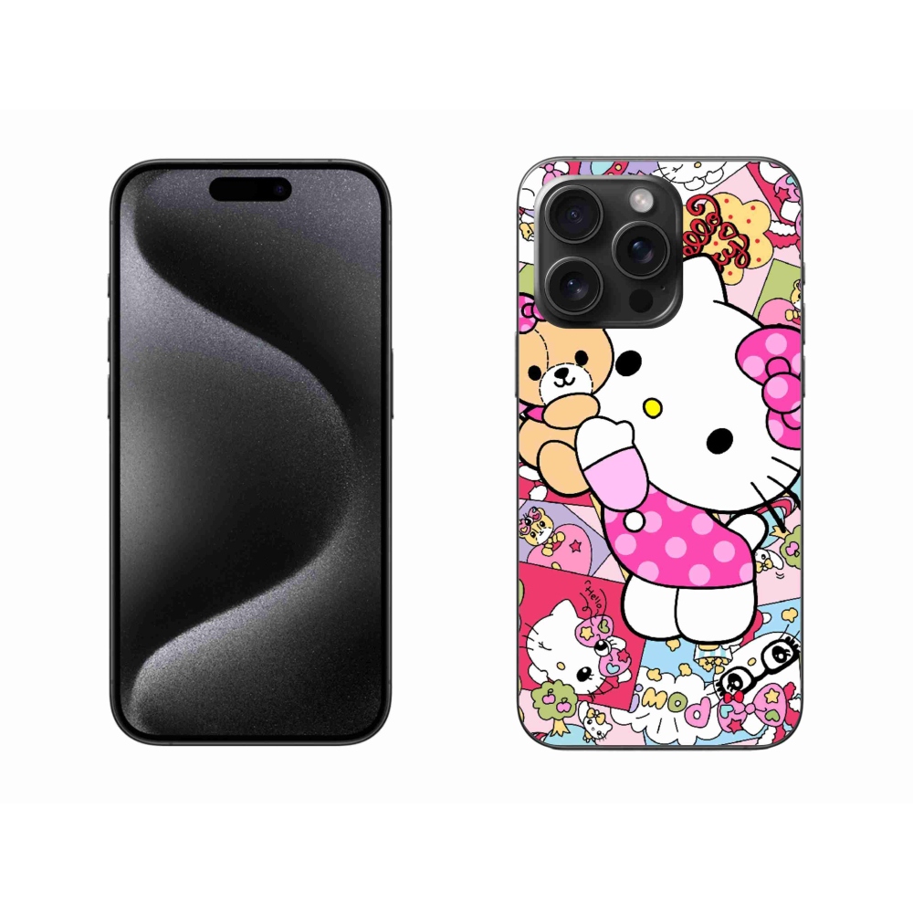mmCase gél tok az iPhone 15 Pro Max-hoz – aranyos cica