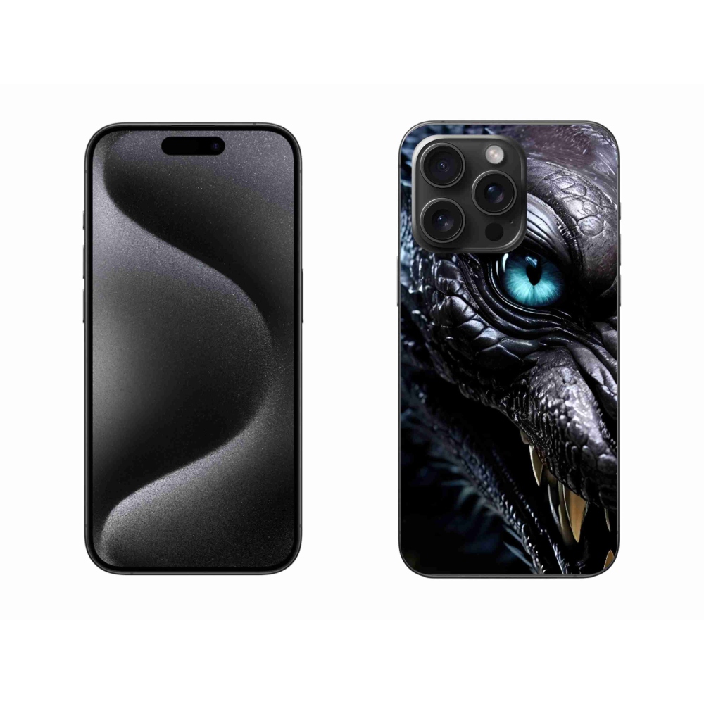mmCase gél tok az iPhone 15 Pro Max-hoz – sárkányos mintázat