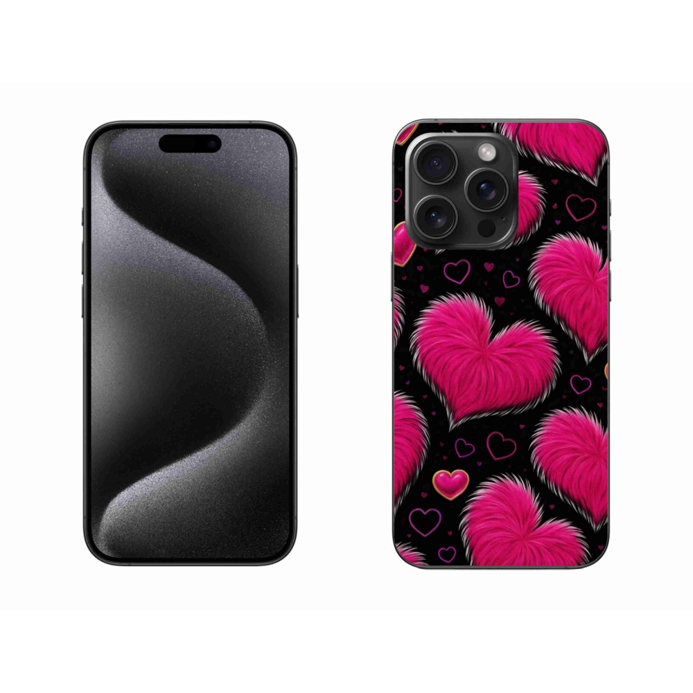 Zselés borítás mmCase iPhone 15 Pro Max készülékhez - puha szív