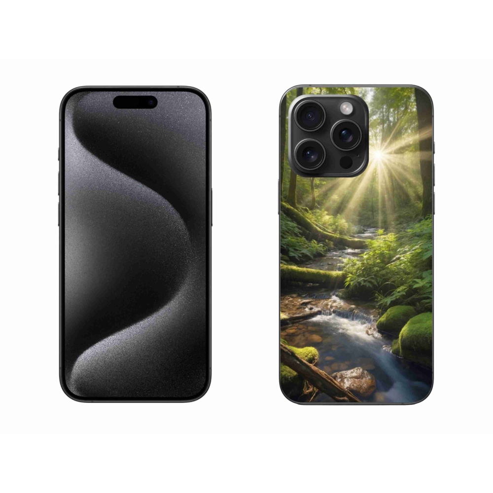 Gél borítás mmCase iPhone 15 Pro Max készülékhez - erdő mélysége