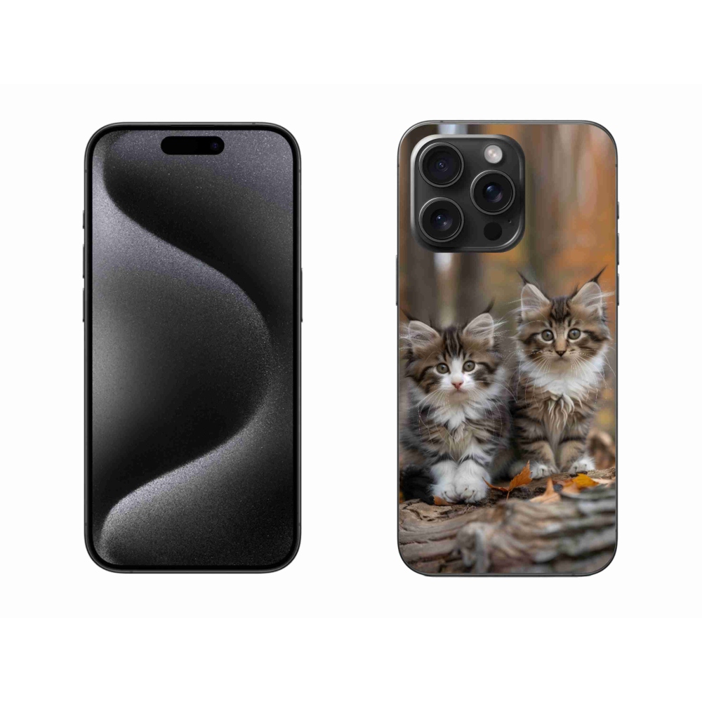 mmCase gél tok az iPhone 15 Pro Max-hoz – macska-duó 3