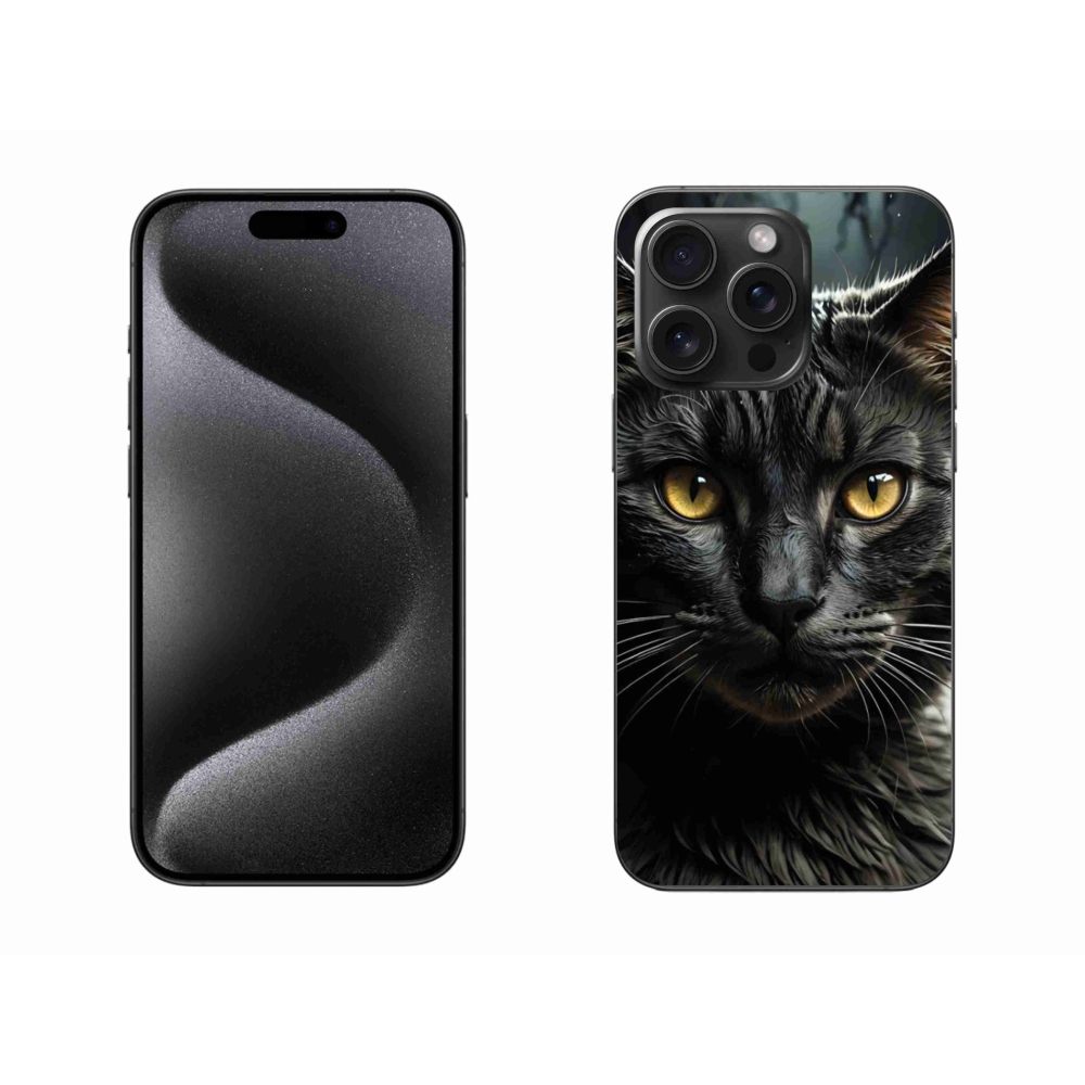 Zselés borítás mmCase iPhone 15 Pro Max készülékhez - cat view 3
