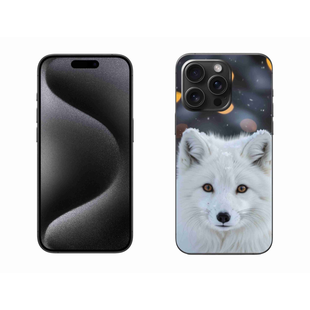 Zselés borítás mmCase iPhone 15 Pro Max készülékhez - polár róka