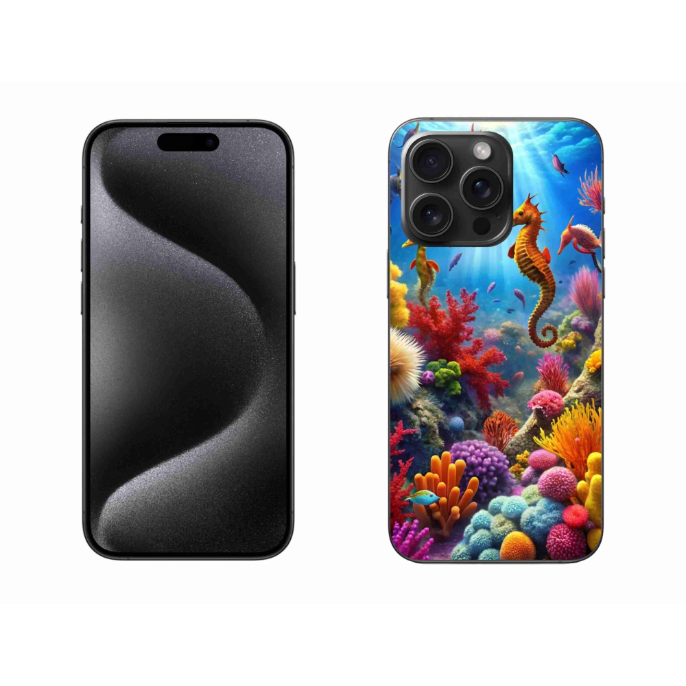Zselés borítás mmCase iPhone 15 Pro Max készülékhez - Sea World 3