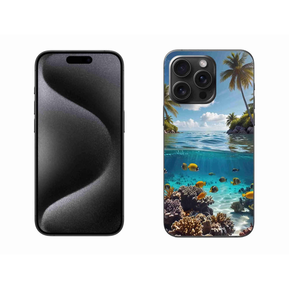 Zselés borítás mmCase iPhone 15 Pro Max készülékhez - Sea World 4