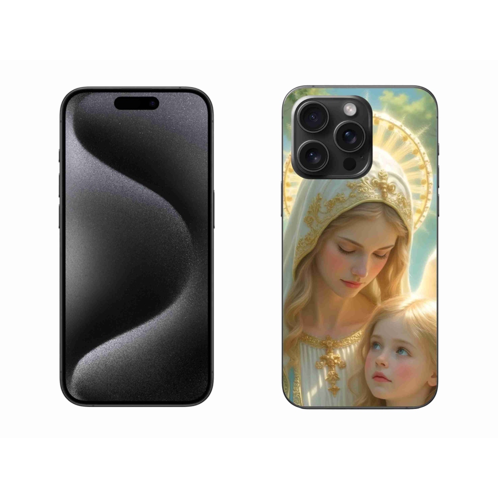 Gél borítás mmCase iPhone 15 Pro Max készülékhez - Vallásos motívum 2