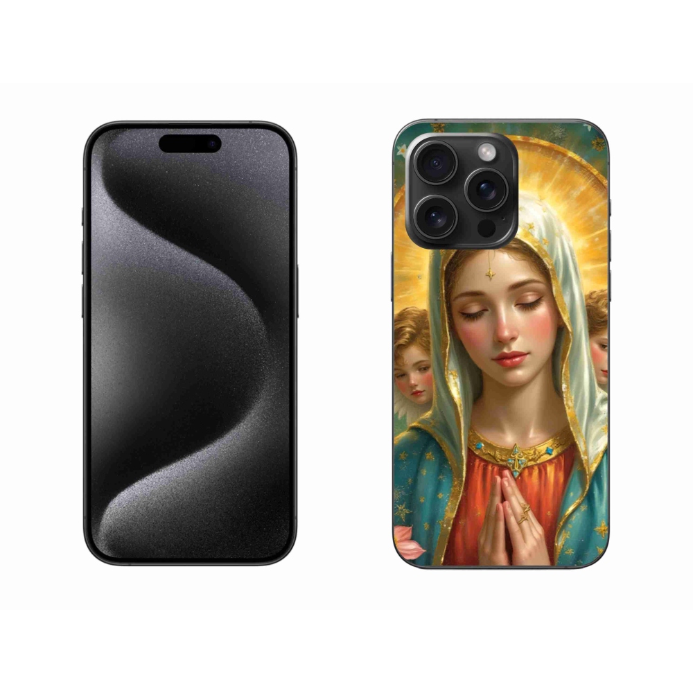 Gél borítás mmCase iPhone 15 Pro Max készülékhez - Vallási motívum 3