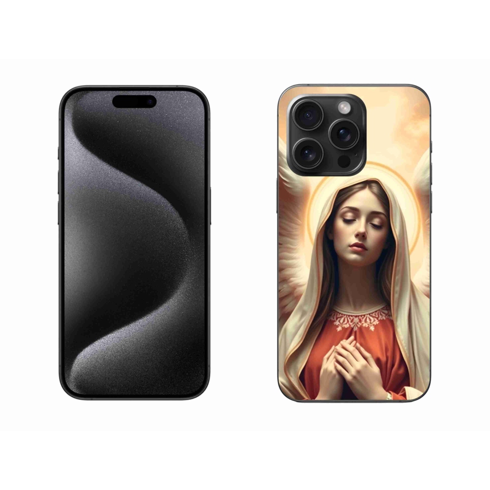 Gél borítás mmCase iPhone 15 Pro Max készülékhez - Vallási motívum