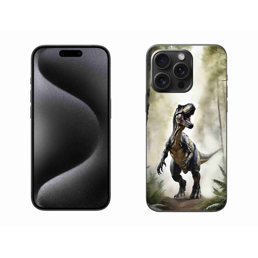 mmCase gél tok az iPhone 15 Pro Max-hoz – dühös T-Rex