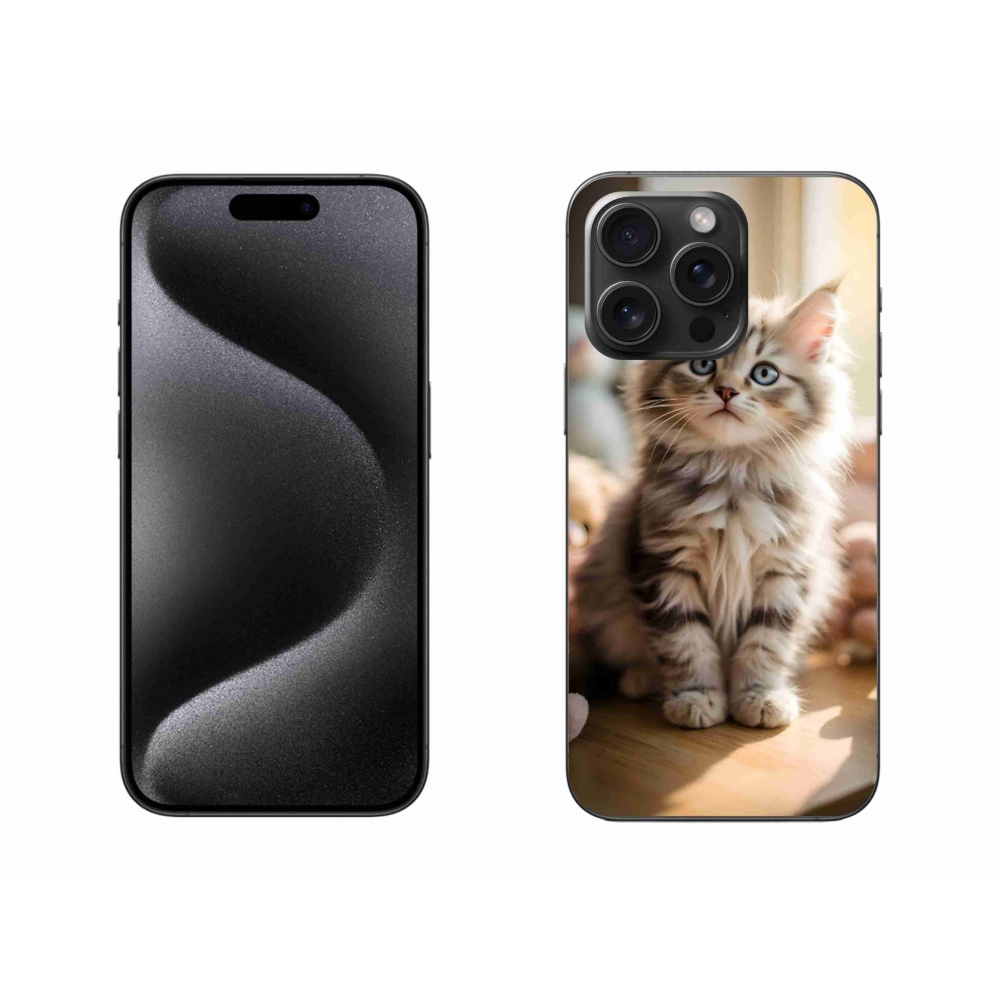 mmCase gél tok az iPhone 15 Pro Max-hoz – aranyos cica 10
