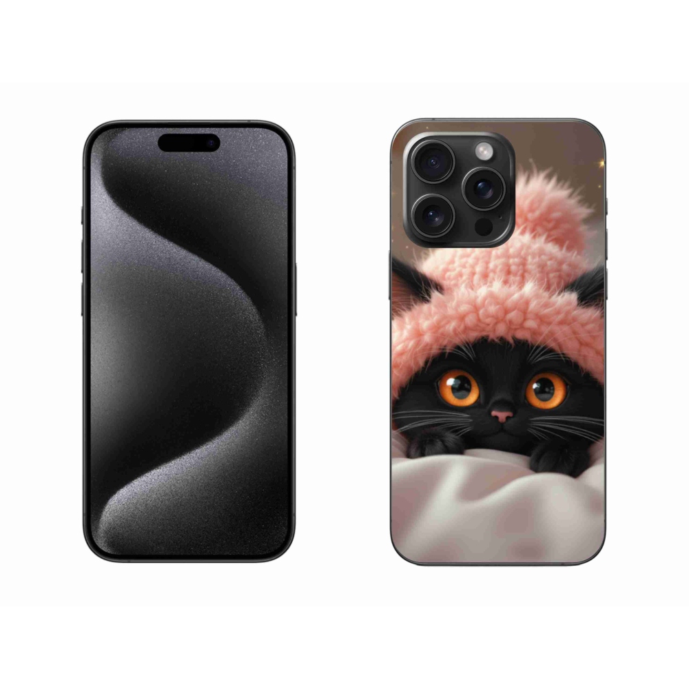 Gél borítás mmCase iPhone 15 Pro Max készülékhez - aranyos cica 7