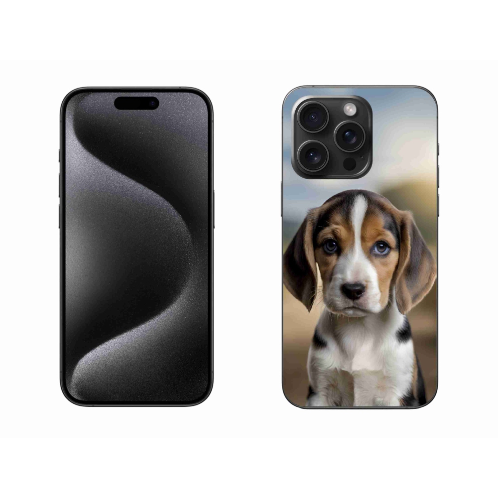 mmCase gél tok az iPhone 15 Pro Max-hoz – aranyos beagle